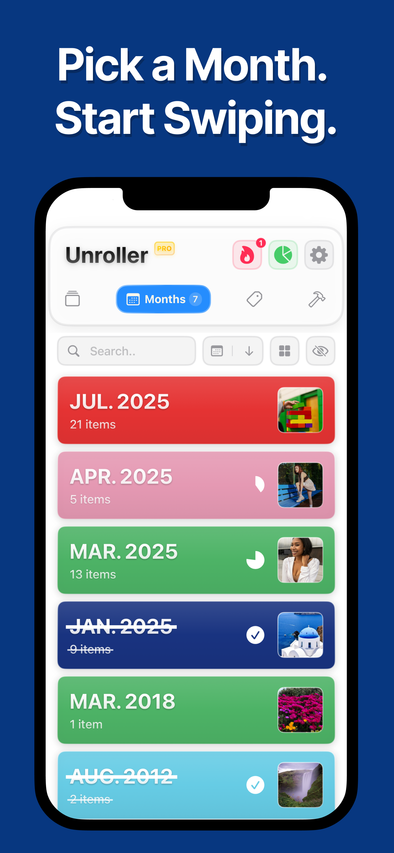 Category-based photo sorting